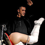 Fourth pic of Sex Previews - Leyla Black is mummified and spanked with her pussy exposed by master