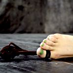 Third pic of SexPreviews - Alani Pi bound in rope her pussy spread with clamps and toyed