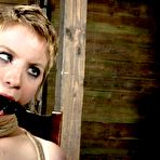 Fourth pic of SexPreviews - Alani Pi bound in rope her pussy spread with clamps and toyed