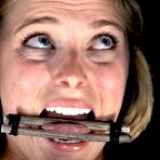 Third pic of SexPreviews - Penny Pax rope bound bdsm blonde moans of pleasure in dark dungeon