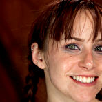 Fourth pic of SexPreviews - Bella Rossi busty babe bound in metal her big tits clamped and ass spanked