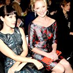 Fourth pic of Katherine Heigl posing for paparazzi at fashion week