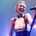 First pic of Kylie Minogue perform at La Gaite Lyrique in Paris