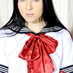 First pic of Sex Previews - Amber Neveda schoolgirl is bound in rope her pussy toyed by shibari master