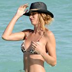 Second pic of Olga Kent hard nipples under bikini