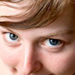Third pic of abbywinters.com presents Melissa - Small-titted amateur with big blue eyes getting naked at Brdteengal.com