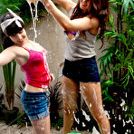 First pic of abbywinters.com presents Window washing girls - 5 cute girls stripping and washing windows in the nude at Brdteengal.com