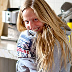 First pic of abbywinters.com presents Alena - All natural blonde shows off her big teen titties at Brdteengal.com