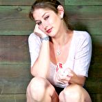 First pic of SexPreviews - Felony bdsm girl is put in wooden box and humiliated by Cyd Black