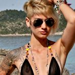 First pic of PinkFineArt | Tattooed Bikini Girl from Bikini Heat