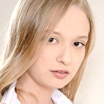 First pic of Sex Previews - Inga blonde teen slowly strips down to high heels and spreads shaved pussy