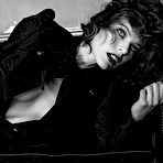 Third pic of Milla Jovovich sexy and braless scans from mags
