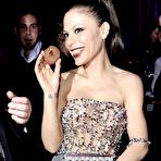 First pic of Naike Rivelli posing for paparazzi in see through night dress