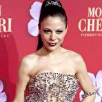 Fourth pic of Naike Rivelli posing for paparazzi in see through night dress