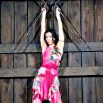 First pic of SexPreviews - Wenona is rope bound with her pussy exposed and vibrated by her master