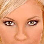First pic of Szilvia Lauren - Seductive blonde Szilvia Lauren in pink underwear having fun with her dildo machinery