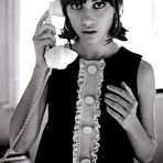 Third pic of Olga Kurylenko black-&-white sexy, see through and naked