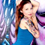 First pic of SexPreviews - Alyssa Branch strips blue dress and gets rope bound her pussy vibrated