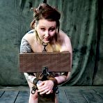 Second pic of SexPreviews - Mollie Rose is bound in chains and put on a sybian machine