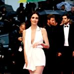 Second pic of Paz Vega without bra under white night dress