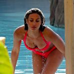 Second pic of Ferne McCann sunbathing in red bikini