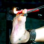 Third pic of SexPreviews - Cherie DeVille bound in pantyhose and straightjacket with metal chains