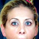 Third pic of SexPreviews - Cherie DeVille on high heels with pantyhose down is rope bound