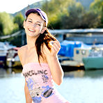 Fourth pic of Aimee Ryan - Hot teen gal Aimee Ryan strips her mini skirt and shows us her fuckable tight ass.