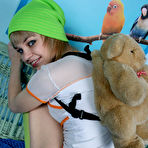 Second pic of Amy Days - Cute teen gal Amy Days takes off her sexy lingerie and shows her curvy body.