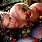 Fourth pic of Rebecca Romijn sexy, see through and naked scans