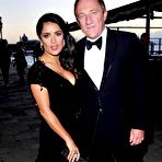 Second pic of Salma Hayek slight cleavage at Venice Film Festival