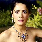Third pic of Busty Salma Hayek non nude mag scans