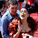 Third pic of Salma Hayek Puss in Boots photocall in Cannes