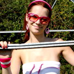 First pic of Gabrielle Lupin - Sexy Gabrielle Lupin loves playing both with her toes and with her firm tits.