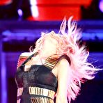 Third pic of Stacy Ferguson sexy performs on the stage in Central Park