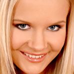 Fourth pic of Cameron D. - Horny blonde with sexy body and tight ass Cameron D. fingering her shaved wet pussy