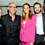 Third pic of Stacy Keibler without bra under pink jacket