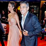 Fourth pic of Stacy Keibler shows cleavage in long night dress