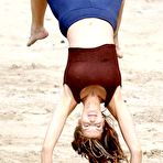 Fourth pic of Stephanie Seymour sexy doing gym on the beach