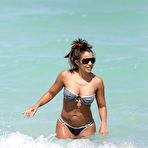 Third pic of Vida Guerra round ass & big boobs in tiny bikini