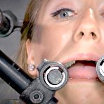 Second pic of SexPreviews - Emma Haize pantyhose blonde is bound in chains and toyed to orgasm