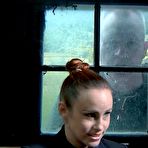 First pic of SexPreviews - Bella Rossi is rope and chain bound to a chair her pussy toyed to orgasm