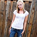 First pic of PetiteLover.com - Tiff - Getting naked in the backyard