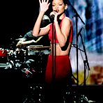 Second pic of Rihanna hard nipples under red dress