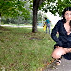 Fourth pic of PinkFineArt | Black on Stairs Flashing from FM-Teens