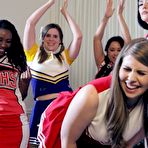 Fourth pic of PinkFineArt | Cheerleader Camp s4 from Girl Spanks Girl