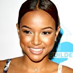 First pic of Karrueche Tran slight cleavage paparazzi shots
