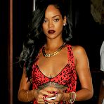 Second pic of Rihanna leaving the Roberto Cavalli store in London