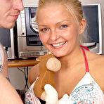 First pic of MySexyKittens Tiny teen blonde enjoys a big cock