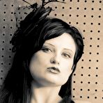 Third pic of PinkFineArt | Annika Amour Retro Goth from Gothic Babes